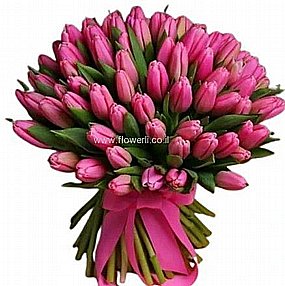 זר טוליפים ורודים זר טוליפים ורודים