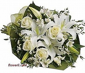 זר הגשה לבן זר הגשה לבן