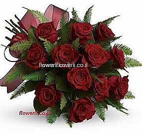 זר ורדים אדומים זר ורדים אדומים